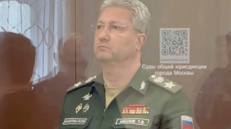 Rosyjski wiceminister obrony Timur Iwanow przebywa obecnie w areszcie
