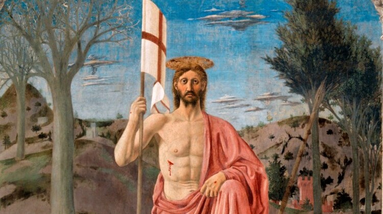 Piero della Francesca "Zmartwychwstanie"