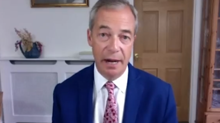 Brytyjski polityk Nigel Farage