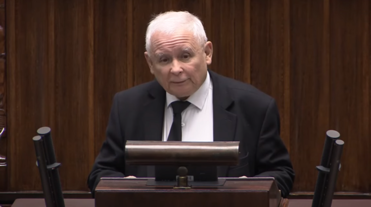 Prezes PiS Jarosław Kaczyński