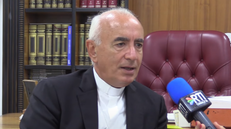 Przewodniczący Papieskiej Akademii Teologicznej bp Antonio Stagliano