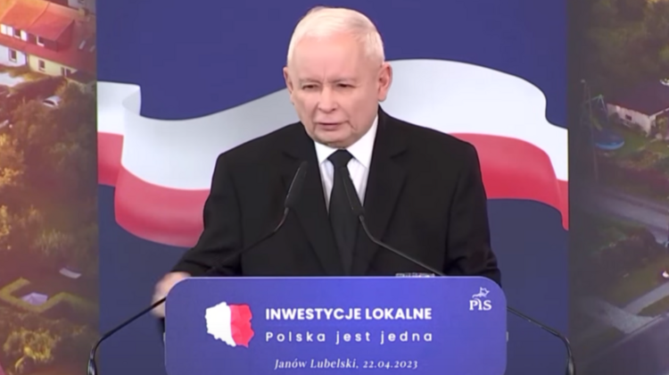 Prezes PiS Jarosław Kaczyński