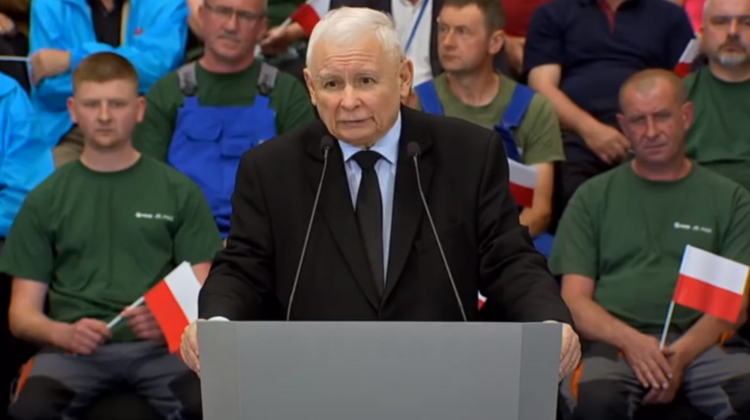 Prezes PiS Jarosław Kaczyński