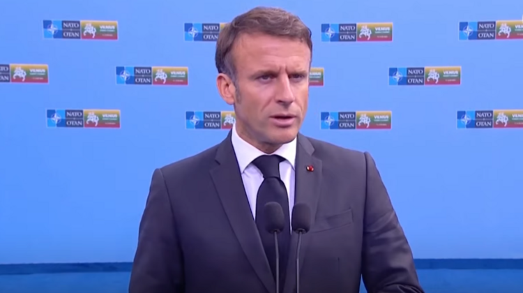 Prezydent Francji Emmanuel Macron