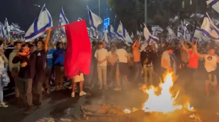 Antyrządowe protesty w Izraelu