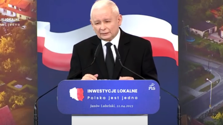 Prezes PiS Jarosław Kaczyński