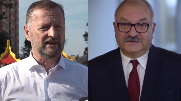 Liderzy Bezpartyjnych Samorządowców Robert Raczyński i Cezary Przybylski