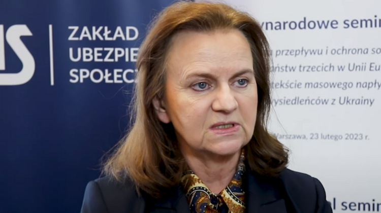 Prezes ZUS prof. Gertruda Uścińska