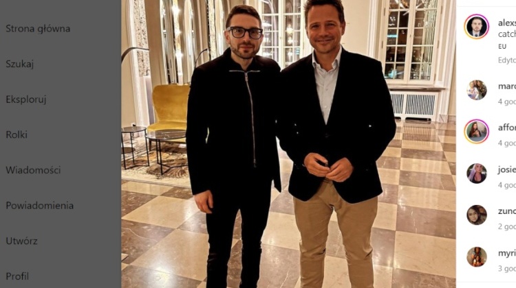 Alexander Soros i Rafał Trzaskowski