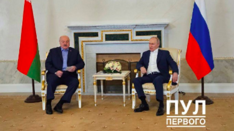 Władimir Putin i Łukaszenko